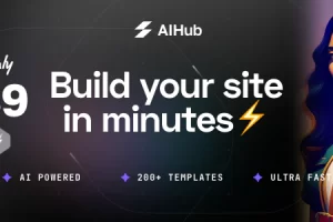 AIHub v1.2.1 – 人工智能驱动的初创企业和技术 WordPress 主题