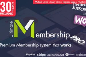 Ultimate Membership Pro WordPress Plugin v12.3