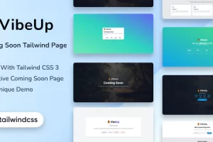 VibeUp – Tailwind CSS 即将推出 HTML 模板