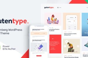 Gutentype v2.1.7 – 100% 古腾堡 WordPress 主题