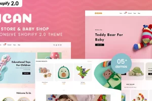 Dican – 儿童店和婴儿店 Shopify 2.0 主题