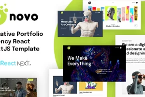 Onovo – React Portfolio Agency NextJS 模板