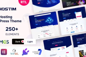 Hostim v3.5.1 – 带有 WHMCS 的虚拟主机 WordPress 主题