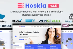 Hoskia v3.5 – 具有 WHMCS 主题的多用途托管