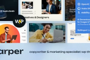 Harper v1.6 – 文案和营销专家 WordPress 主题