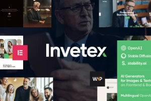 Invetex v2.0 – 商业咨询和投资 WordPress 主题 + RTL