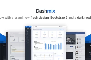 Dashmix v5.8 – Bootstrap 5管理后台模板和Laravel 10入门套件
