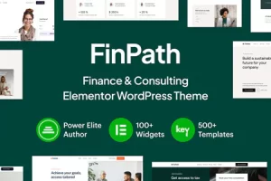 FinPath v1.0 – 财务与咨询 Elementor WordPress 主题