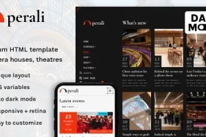 Operali – 戏剧和表演艺术 HTML 网站模板