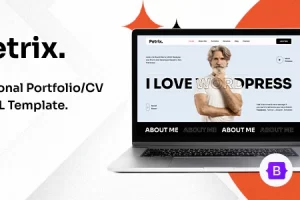 Petrix – 个人作品集/简历 HTML 模板
