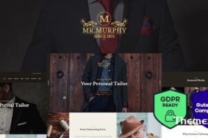 Mr. Murphy v1.2.8 – 定制服装裁剪服装 WordPress 主题