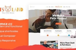 Pets Land v1.2.7 – 家养动物商店和兽医 WordPress 主题