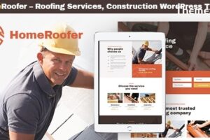 HomeRoofer v2.2 – 屋顶公司服务和建筑 WordPress 主题