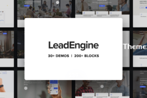 LeadEngine v4.6 – 带页面生成器的多用途主题