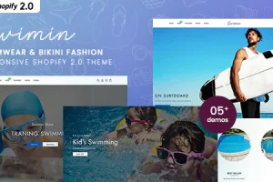 Swimin v1.0 – 泳装、比基尼时装及配饰响应式 Shopify 2.0 主题