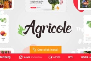 Agricole v1.1.2 – 有机食品和农业 WordPress 主题