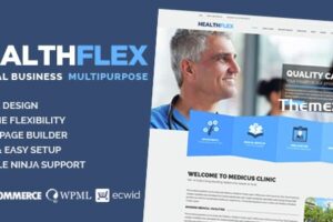 HEALTHFLEX v2.7.5 – 医疗健康 WordPress 主题