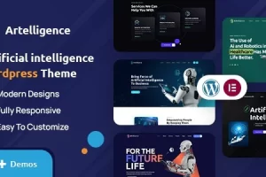 Artelligence v2.0 – 人工智能和机器人 WordPress 主题