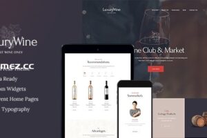 Luxury Wine v1.1.10 – 酒品店和葡萄园 WordPress 主题 + 商店