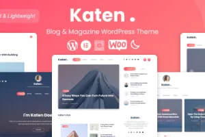Katen v1.0.7 – 博客和杂志 WordPress 主题