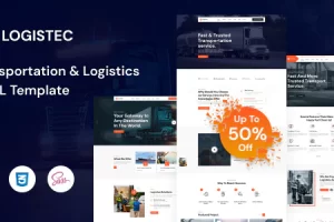 Logistec – 运输和物流 HTML5 模板