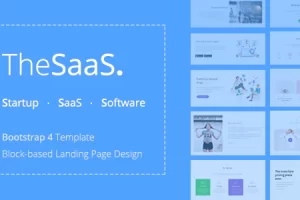 TheSaaS v2.2.3 – 响应式 Bootstrap SaaS、启动和 Web 应用程序模板