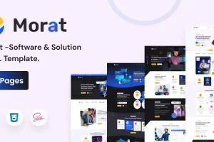 Morat – 软件和解决方案 HTML5 模板