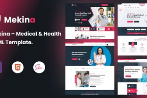 Mekina – 医疗与健康 HTML5 模板