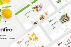 Safira v1.1.1 – 食品和有机 WooCommerce WordPress 主题