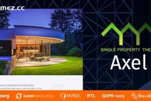 Axel v1.1.4 – 单一房产房地产主题