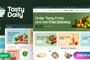 Tasty Daily v1.8 – 杂货店和食品 WooCommerce 主题