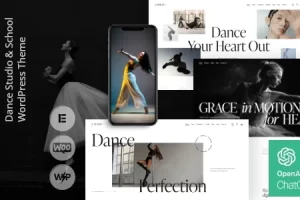 Choreo v1.0 – 舞蹈工作室和学校 WordPress 主题