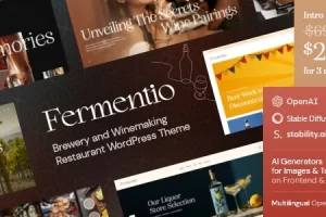 Fermentio v1.0 – 啤酒厂和酿酒餐厅 WordPress 主题