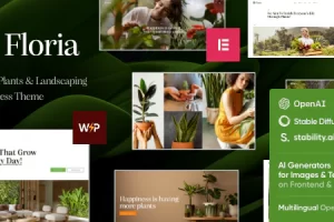 Floria v1.0 – 园艺和景观美化 WordPress 主题