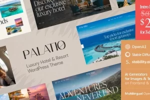 Palatio v1.0 – 豪华酒店和度假村 WordPress 主题