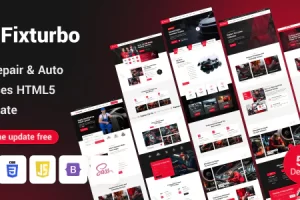 Fixturbo – 汽车维修和汽车服务 HTML5 模板多用途