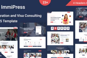 ImmiPress – 移民和签证咨询 HTML5 模板