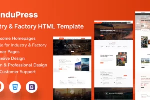 InduPress – 工业和工厂 HTML 模板