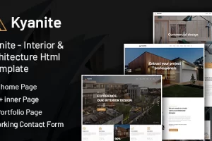 Kyanite – 室内设计与建筑 HTML5 模板