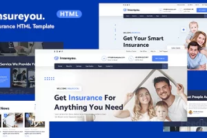 Insureyou – 保险 HTML 模板