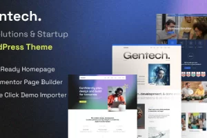 Gentech v1.0.0 – IT 解决方案和启动 WordPress 主题