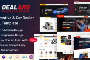Dealaro – 汽车和汽车经销商 HTML 模板