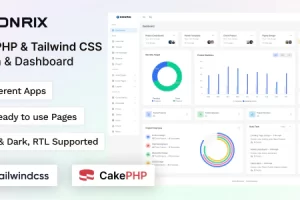 Konrix – CakePHP Tailwind CSS 管理和仪表板模板