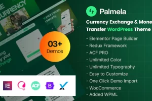Palmela v1.3 – 网上银行和汇款 WordPress 主题