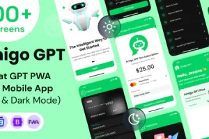 Amigo Chat GPT – AI 聊天机器人 GPT 移动应用 PWA HTML 模板