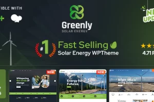 Greenly v6.4 – 生态与太阳能 WordPress 主题