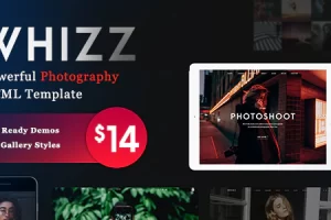 Whiz v1.0.2 – 摄影模板