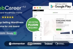 JobCareer v6.2 – 求职板响应式 WordPress 主题