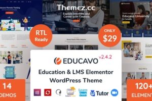 Educavo v3.0.9 – 在线课程和教育 WordPress 主题