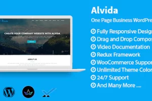 Alvida v1.3 – 一页商业 WordPress 主题